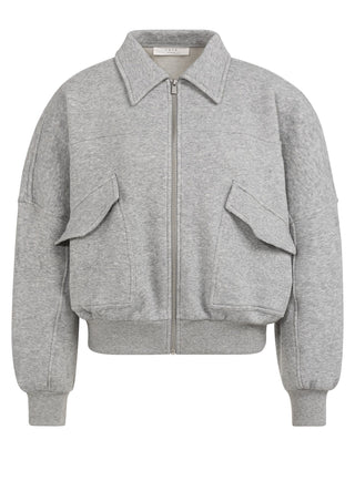 Sweat Jacket, Grey Melange