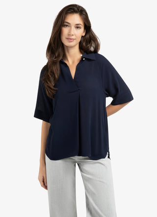 Sht Sleeve Raglan Top, Navy Blazer Blue
