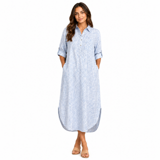 Melissa in Skye 100% Linen