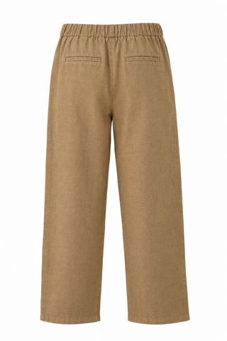 Beth Camel Barrel Pants