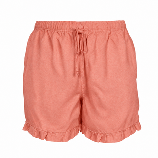 Ruffle Short in Rose 100% Linen PL