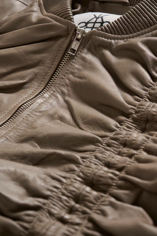 Emiko Falcon Leather Jacket