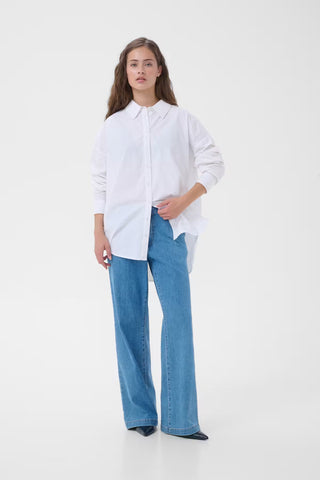 30 The Lara Medium Blu Wide Jeans 115