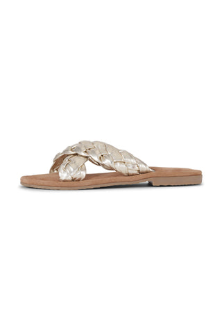 Vera 1006 Leather Sandal Silver