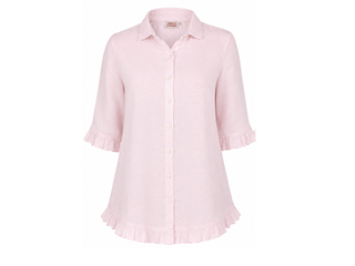 Rose Shirt Lavender Mist Linen/Viscose