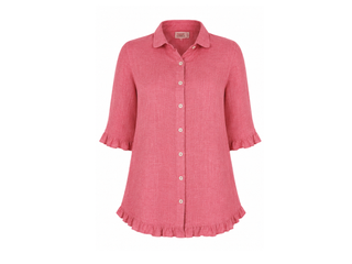 Rose Shirt Fuschia Fiesta Linen/Viscose