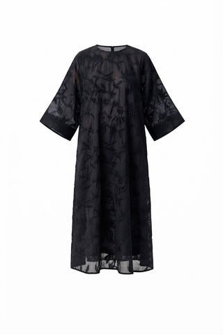 Deia Black with Embroidery