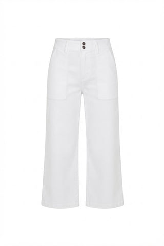 Hudson Crop Jeans White