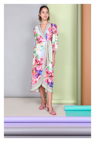 BL Ophelia Wrap Short Dress