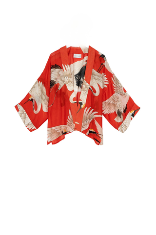 Stork Scarlet Kimono