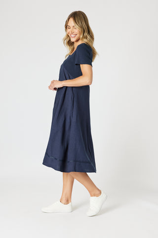 The Lino Le Navy Marais Dress