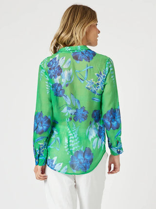 Garden Elm Blue Bloom Shirt