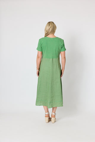 Le Marais Linen Dress Fern