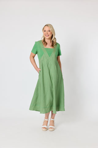Le Marais Linen Dress Fern