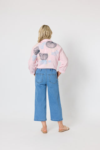 Hudson Crop Jeans denim
