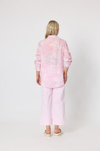 Hudson Crop Jeans Pale Pink