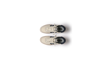 Gong  Cream/navy Beige Sneaker