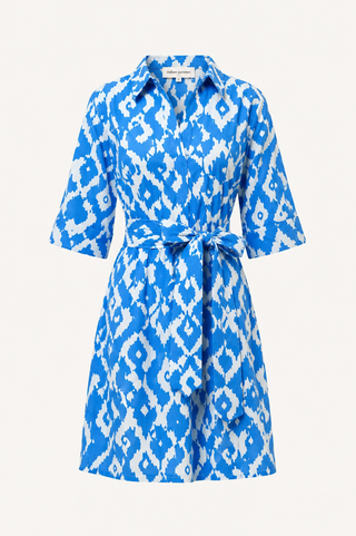 Paige Mini Shirt Dress Blue