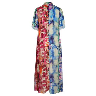 Juniper Kaftan Dress Abs Watercolour