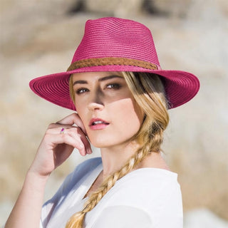Gerry Fedora Hat Fuchsia 58cm