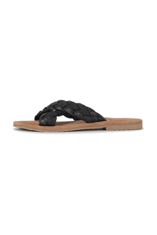 Vera 1006 Leather Sandal Black