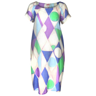 Karen Cocoon Geometric Dress