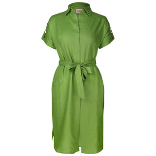 Patsy Midi Shirt Dress Fern