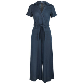 Candice Belted Jumpsuit Dark Navy