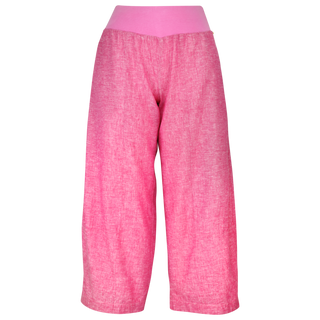 Lotti Raw P/on Wideleg Yd Pink Topaz Pant