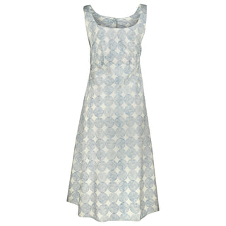 Amelia Fit&Flare Button Spotty Dotty Dress