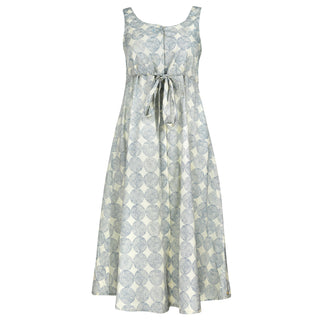 Amelia Fit&Flare Button Spotty Dotty Dress