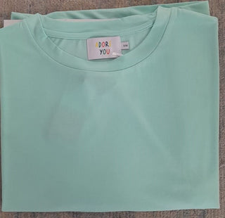 Flora shirt aqua