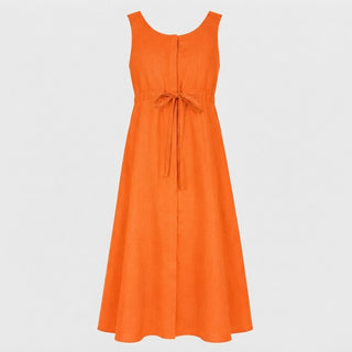 Amelia in Orange 100% LinenPL