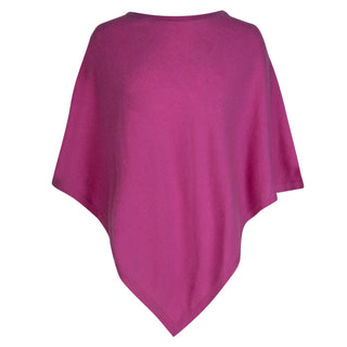 Julia Himbeere Knitted Poncho