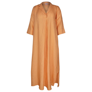 Juniper Kaftan Dress Orange 100% Linen
