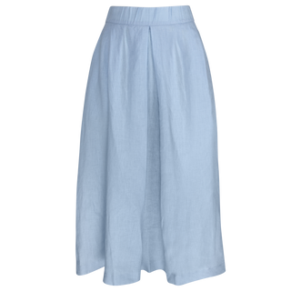 Shelly Skirt  Sky Blue 100% Linen
