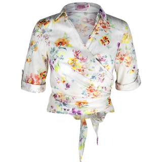 The Maggie Wrap Shirt Bavent 100% Cotton