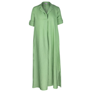 Juniper Kaftan Dress Vert-Clair 100% Linen