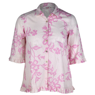 The Rose Ruffle Shirt Corley 100% Cotton