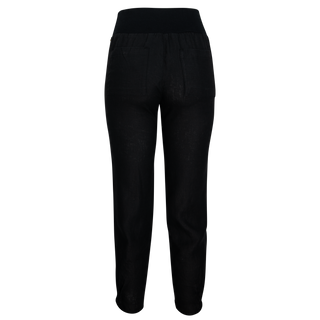 The Gerri Pants Black 100% Linen