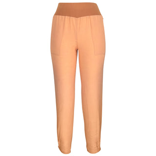 The Gerri Pants Orange 100% Linen