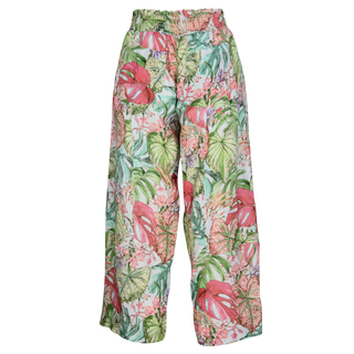 The Lotti Wideleg Pants Salut 100% Linen