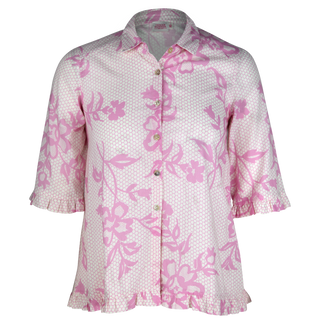 The Rose Ruffle Shirt Corley 100% Cotton