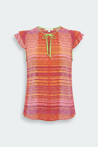 Sleeveless Multicolor Sweater