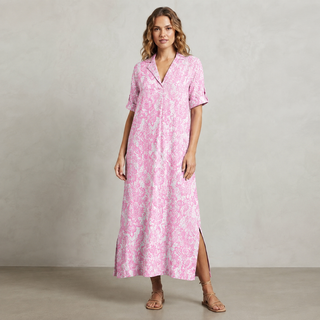 Juniper Kaftan in Rye 100% Linen