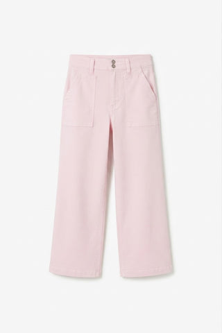 Hudson Crop Jeans Pale Pink