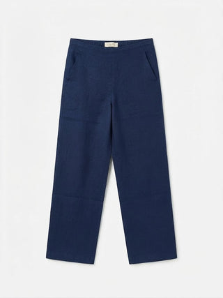 Toni Navy Wide Leg Pants