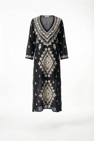 Goa Black/Cream with Embroidery