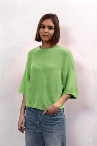 Anita 3/4 Length Slve Sweater Vert
