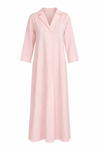 Juniper Kaftan in Pale Pink 100% Linen